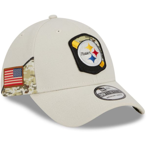 New Era 39Thirty Cap Salute to Service Pittsburgh Steelers