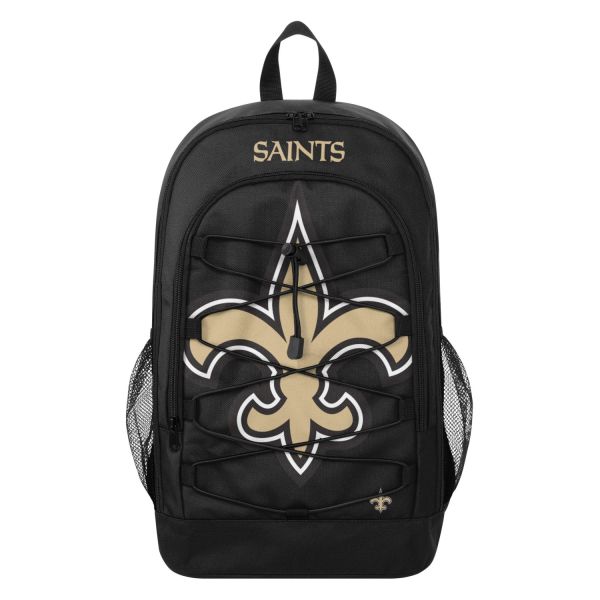 FOCO Backpack NFL Rucksack - BUNGEE New Orleans Saints