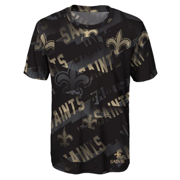 Kinder NFL Dri-Tek Shirt - NOISE New Orleans Saints