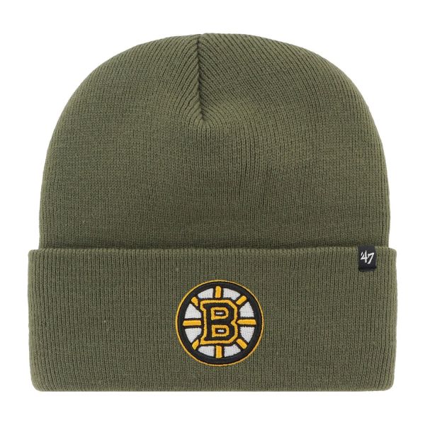 47 Brand Knit Bonnet - HAYMAKER Boston Bruins sandalwood