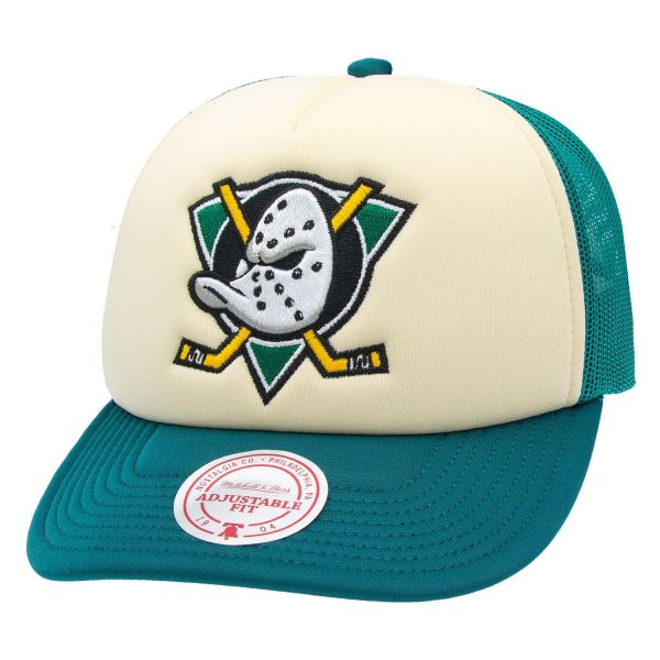 Mitchell & Ness Mesh Trucker Cap - VINTAGE Anaheim Ducks