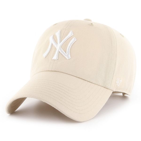 47 Brand Adjustable Cap - CLEAN UP New York Yankees natural