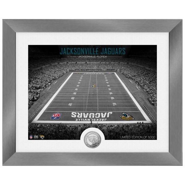 Jacksonville Jaguars NFL Stadion Silber Coin Bild 40x33cm