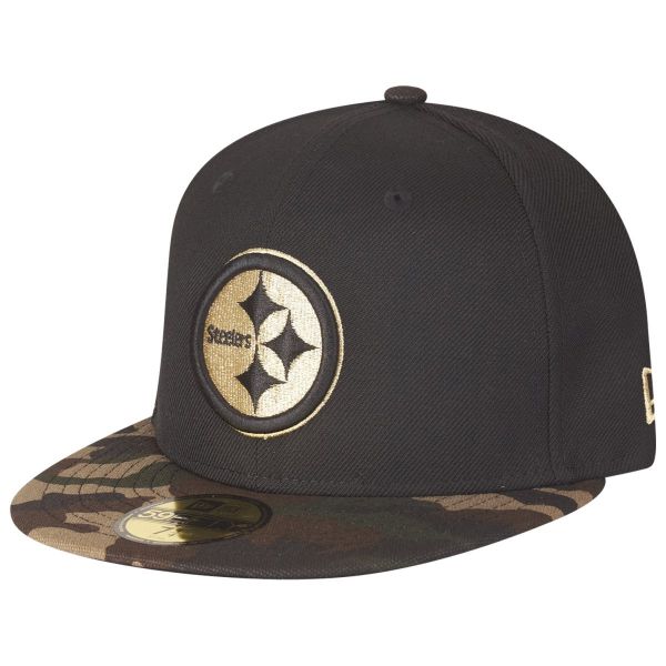 New Era 59Fifty Fitted Cap - GOLD Pittsburgh Steelers camo
