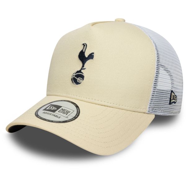New Era Adjustable Trucker Cap - Tottenham Hotspur beige