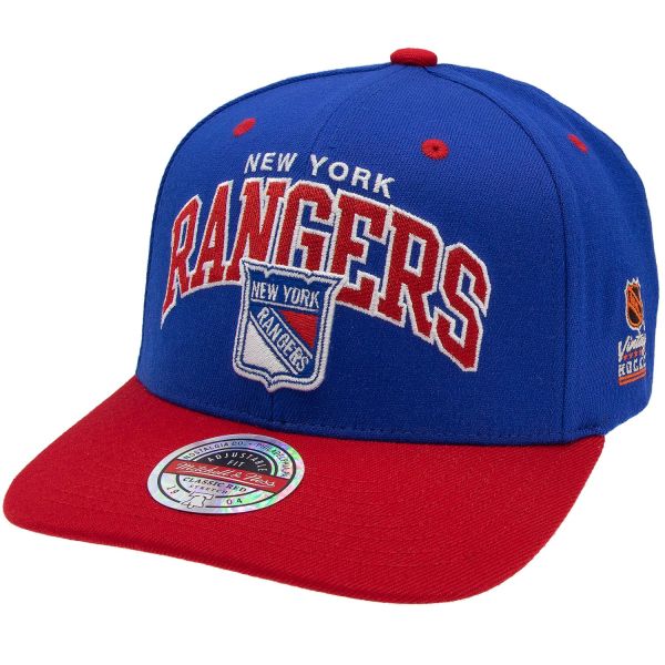 M&N Stretch Snapback Classic Red Cap - New York Rangers