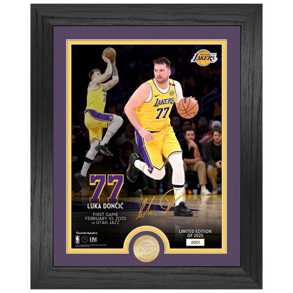 Luka Doncic Los Angeles Lakers Coin Signature Mint