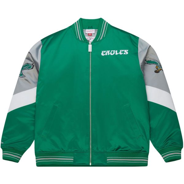 M&N Heavyweight Satin Veste NFL Philadelphia Eagles