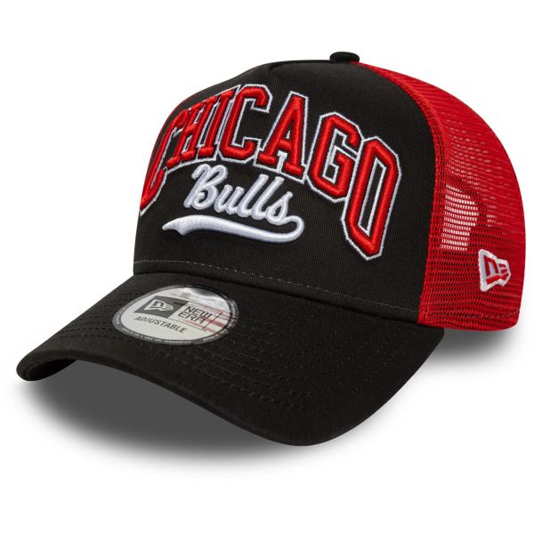New Era A-Frame Trucker Cap - SCRIPT Chicago Bulls