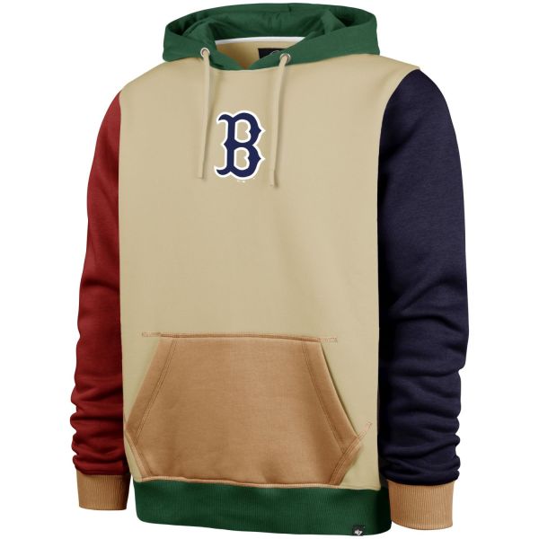 47 Brand Color Block Hoody - DUNLOE Boston Red Sox