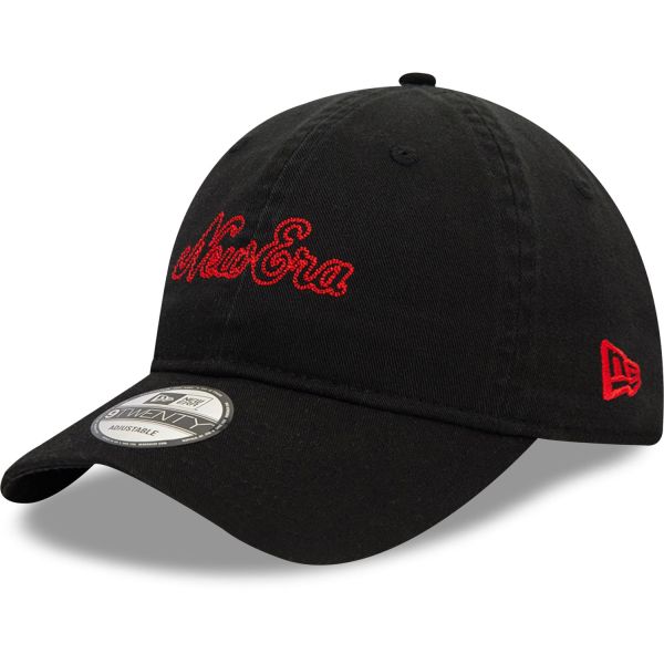 New Era 9Twenty Adjustable Cap - BRAND STITCH noir