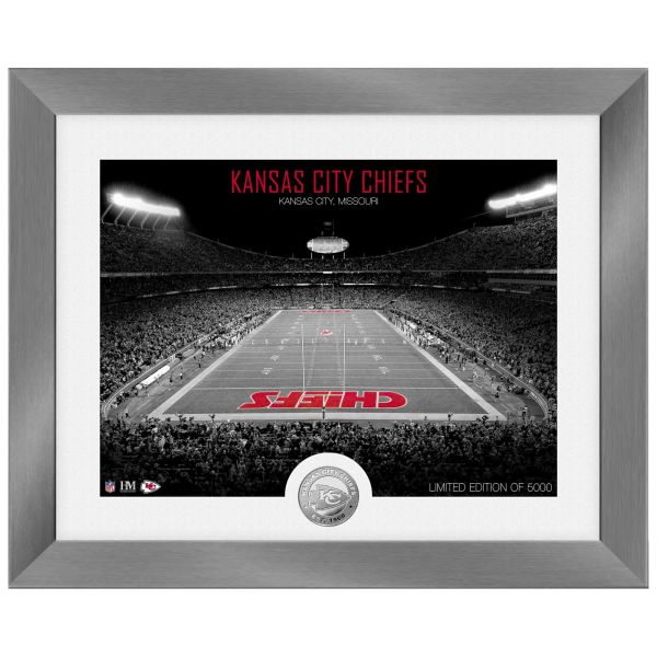 Kansas City Chiefs NFL Stadium Silver Coin Photo Mint