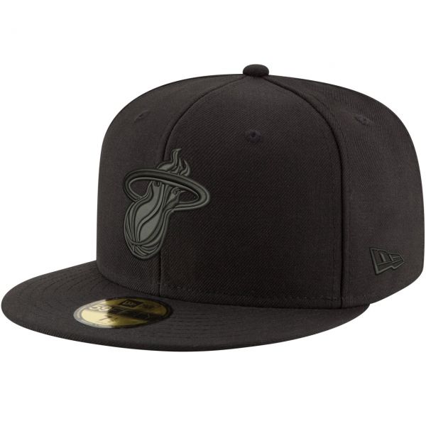 New Era 59Fifty Cap - NBA BLACK Miami Heat