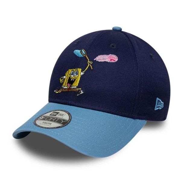 New Era 9Forty Strapback Kinder Cap - SpongeBob navy