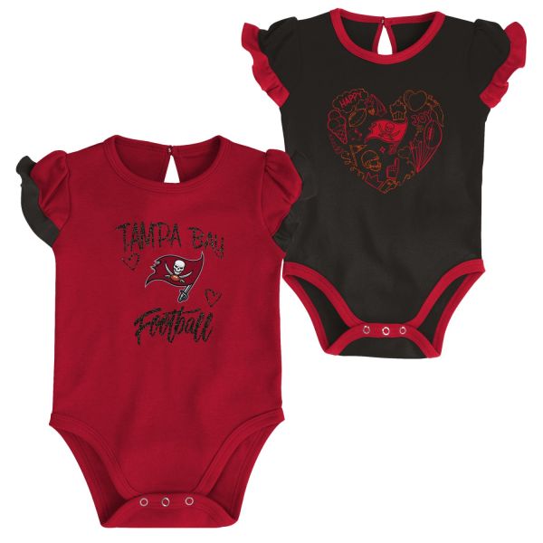 NFL Girls Infant 2pcs Bodysuit-Set Tampa Bay Buccaneers