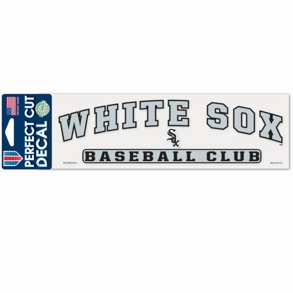 MLB Perfect Cut Aufkleber 8x25cm Chicago White Sox