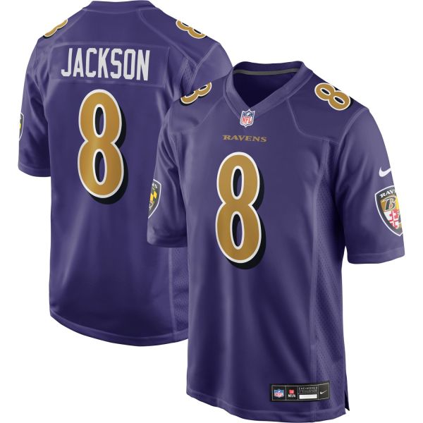 Nike GAME Jersey Baltimore Ravens #8 Lamar Jackson