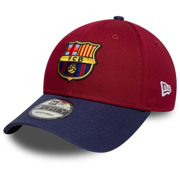 New Era 9Forty Strapback Cap - FC Barcelona granatrot