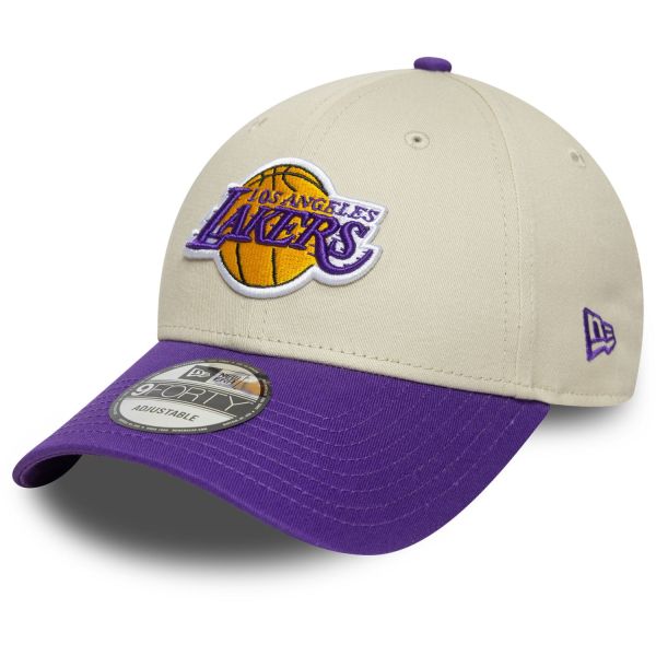 New Era 9Forty Strapback Cap - Los Angeles Lakers beige