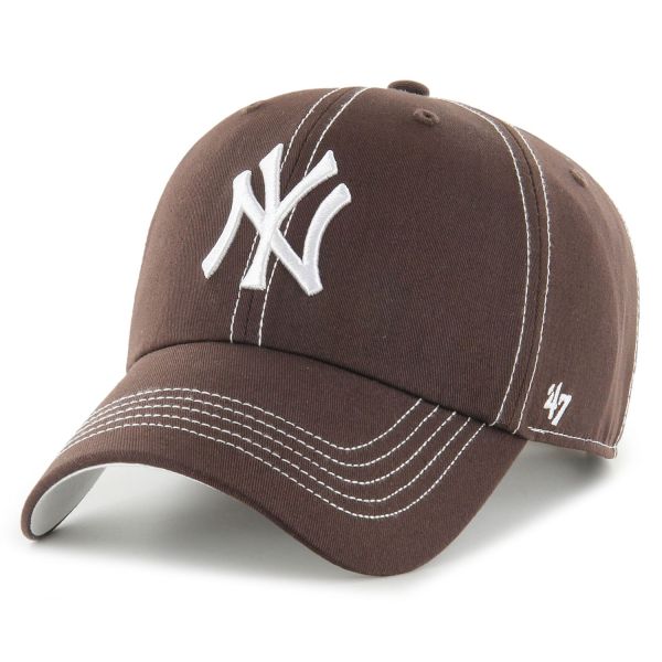 47 Brand Adjustable Cap - CONTRAST New York Yankees brown