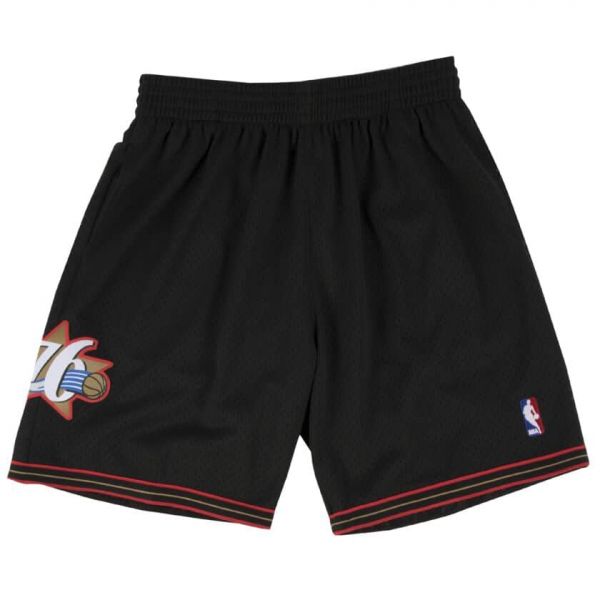 M&N Philadelphia 76ers Road 2000-01 Swingman Shorts