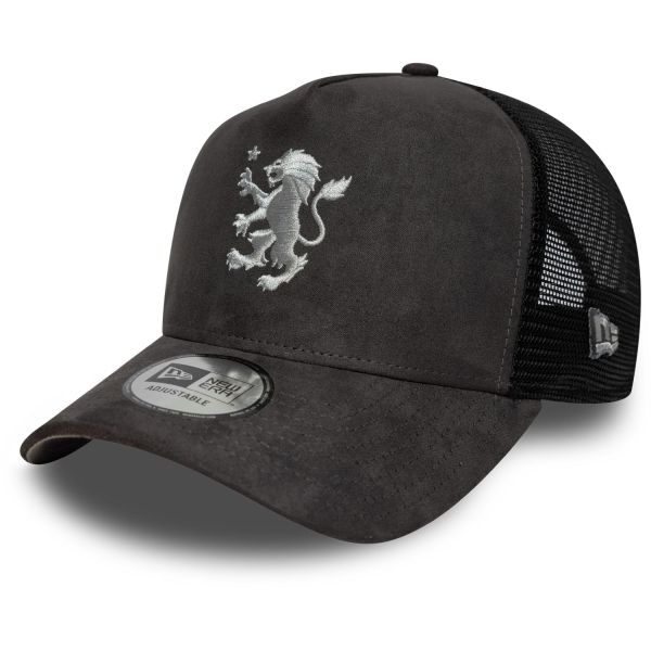 New Era A-Frame Mesh Trucker Cap - FAUX SUEDE Aston Villa