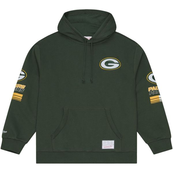 M&N Fleece NFL Hoody SIDELINE Green Bay Packers
