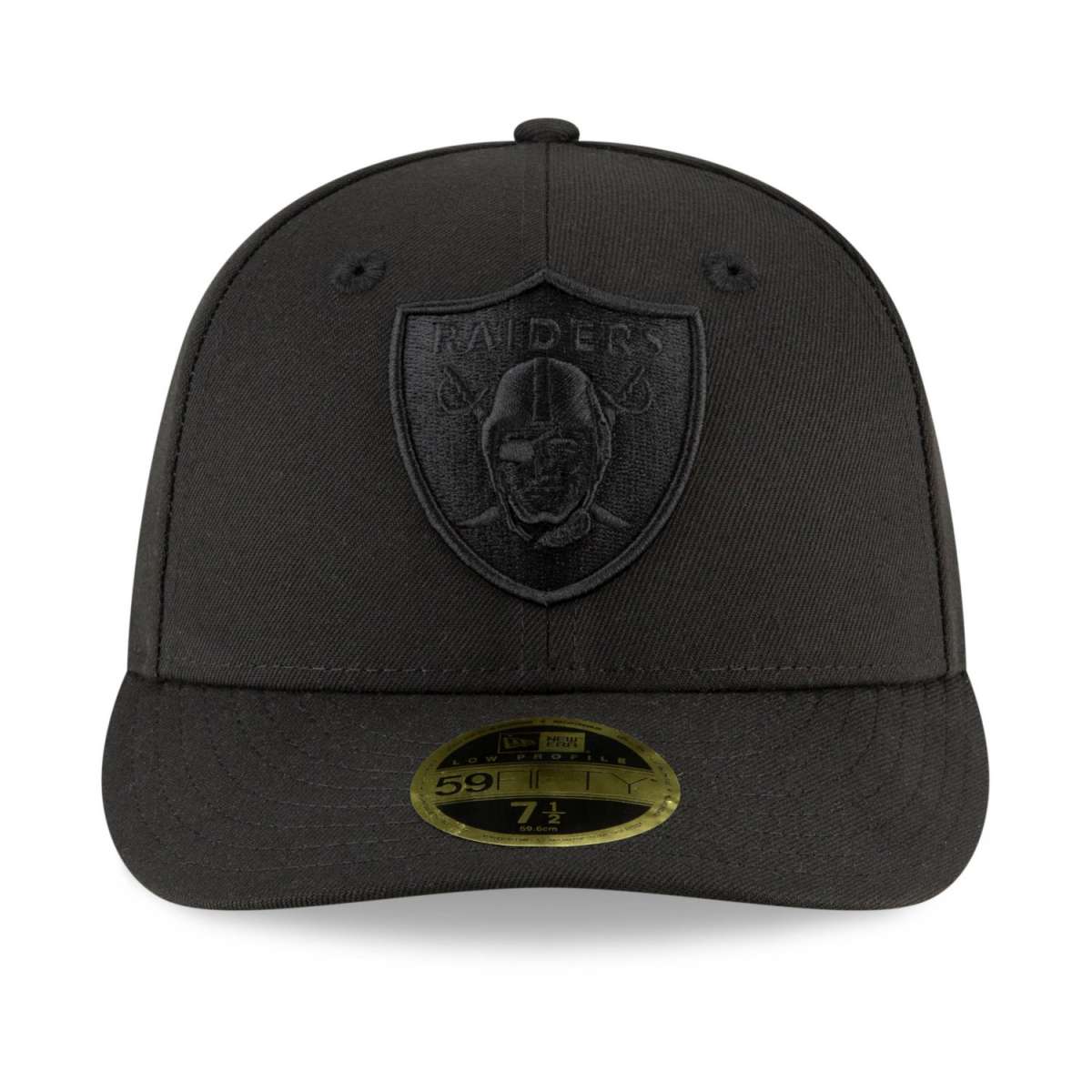 New Era 59Fifty Low Profile Cap BLACK Las Vegas Raiders Fitted