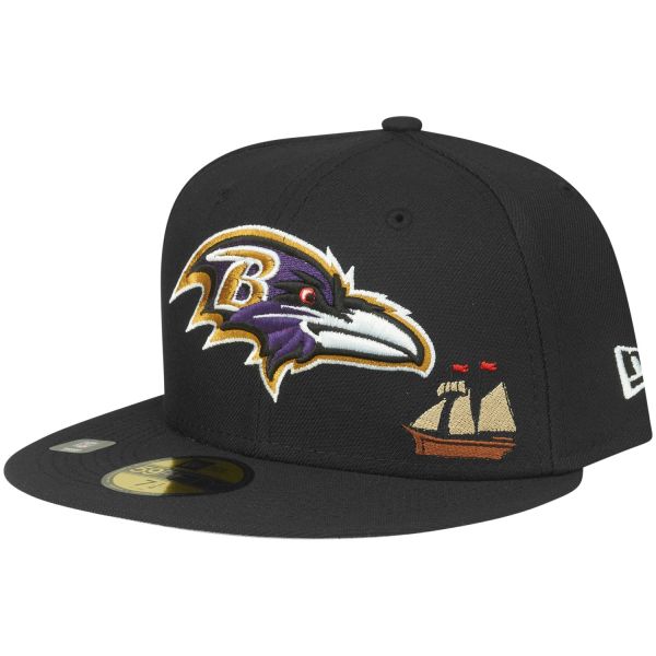 New Era 59Fifty Fitted Cap - NFL CITY Baltimore Ravens