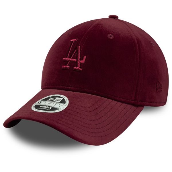 New Era 9Forty Womens Cap VELOUR Los Angeles Dodgers ruby