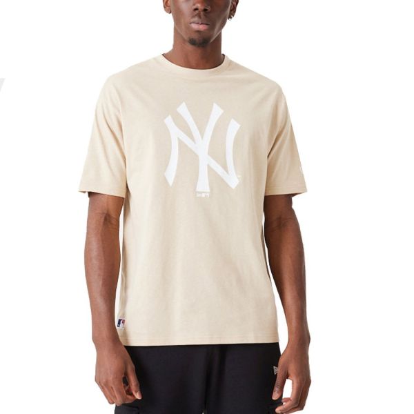 New Era Oversized Shirt - New York Yankees beige