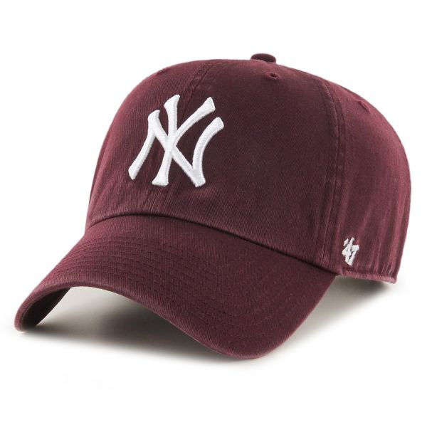47 Brand Relaxed Fit Cap - MLB New York Yankees maroon