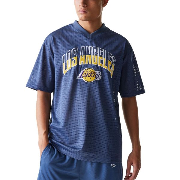 New Era Mesh Jersey Oversized Shirt - Los Angeles Lakers