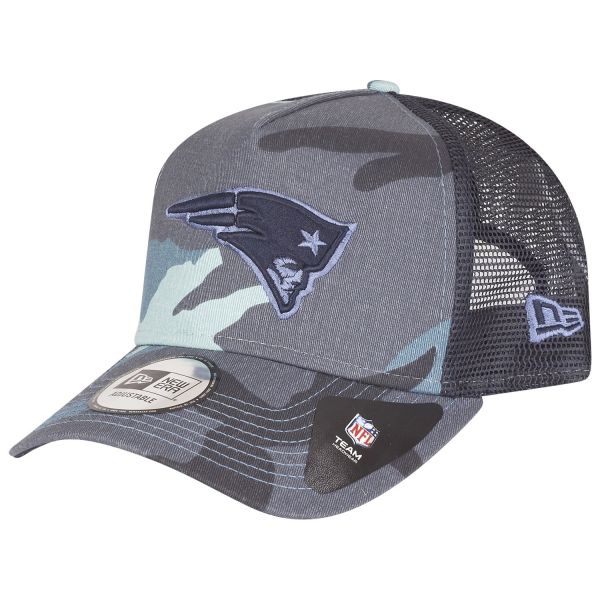 New Era Adjustable Trucker Cap - New England Patriots camo