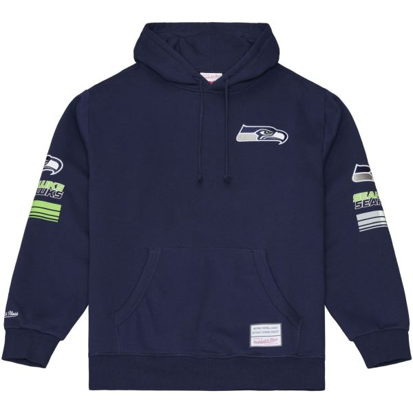 M&N Fleece NFL Hoody SIDELINE Seattle Seahawks