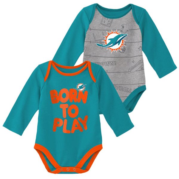Outerstuff NFL Infant 2pcs Bodysuit-Set Miami Dolphins