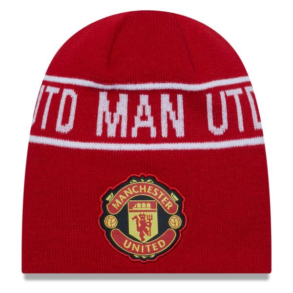 New Era Winter Beanie - SKULL Manchester United red