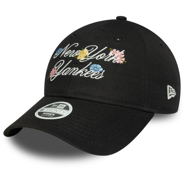 New Era 9Twenty Femme Cap - FLORAL SCRIPT noir