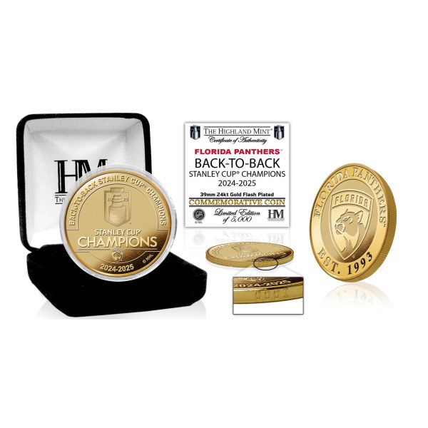 Florida Panthers 2025 NHL Stanley Cup Coin (39mm)