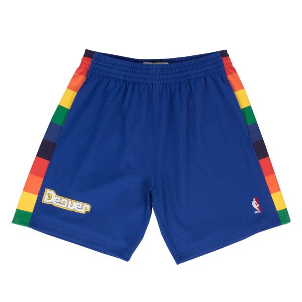 M&N NBA Swingman Shorts Denver Nuggets Road 91-92