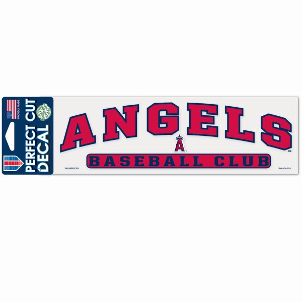 MLB Perfect Cut Aufkleber 8x25cm Los Angeles Angels