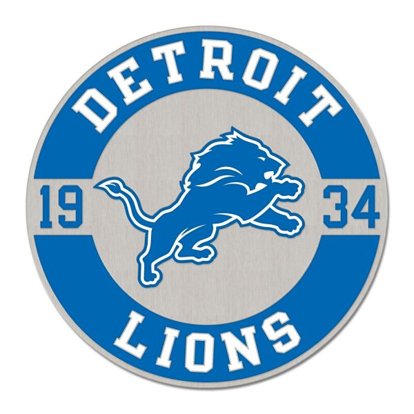 NFL Universal Jewelry Caps PIN Detroit Lions Established