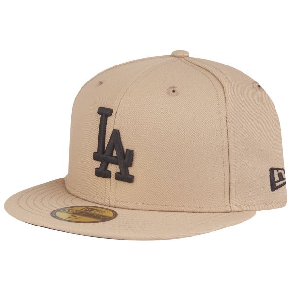 New Era 59Fifty Cap - MLB Los Angeles Dodgers camel schwarz
