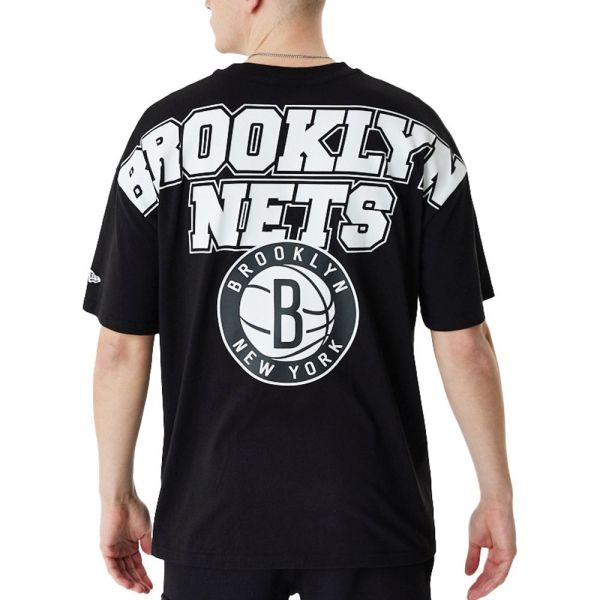 New Era NBA Oversized Shirt - BACKPRINT Brooklyn Nets