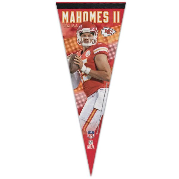 NFL Felt Pennant 75x30cm Kansas City Chiefs Patrick Mahomes