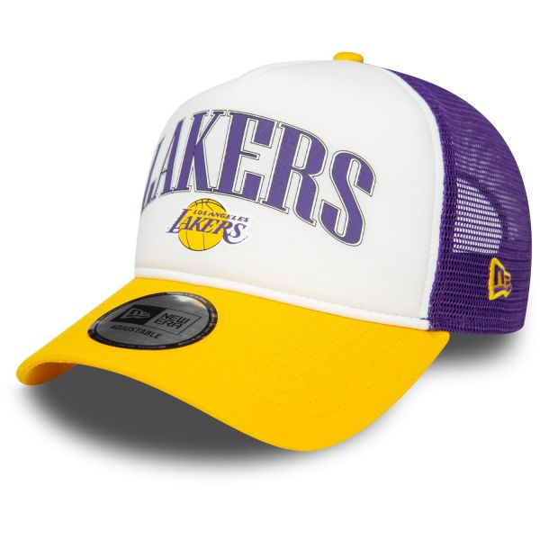New Era Adjustable Trucker Cap - RETRO Los Angeles Lakers