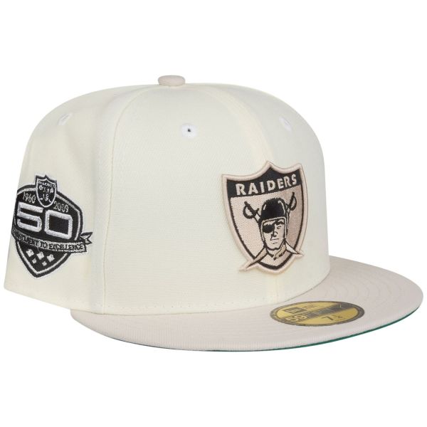 New Era 59Fifty Fitted Cap - SIDEPATCH Oakland Raiders