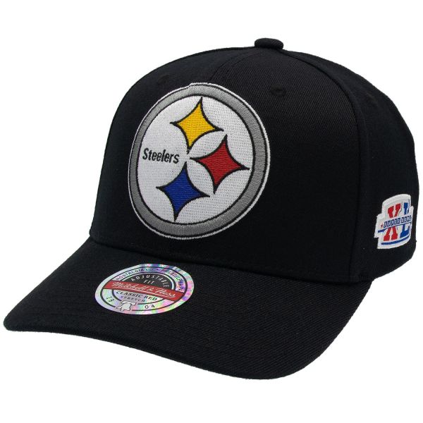 M&N Stretch Snapback Classic Red Cap - Pittsburgh Steelers