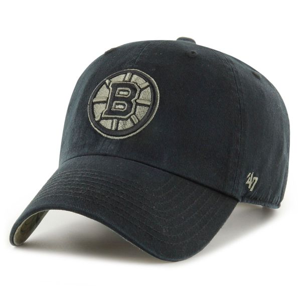 47 Brand Relaxed Fit Cap - CLEAN UP Boston Bruins noir