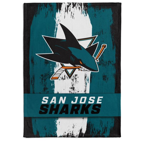 San Jose Sharks NHL Fleece BRUSH Plüschdecke